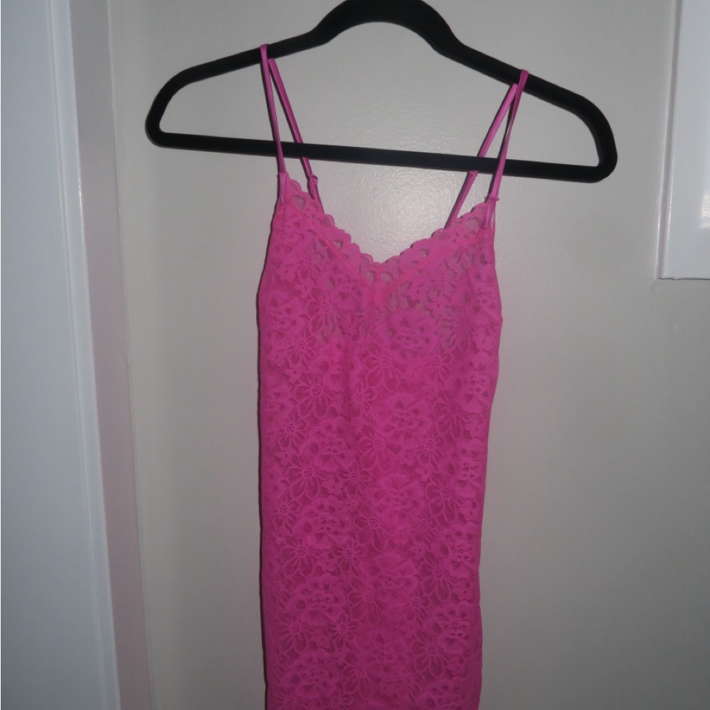 Victoria's Secret Fuchsia Lace Camisole